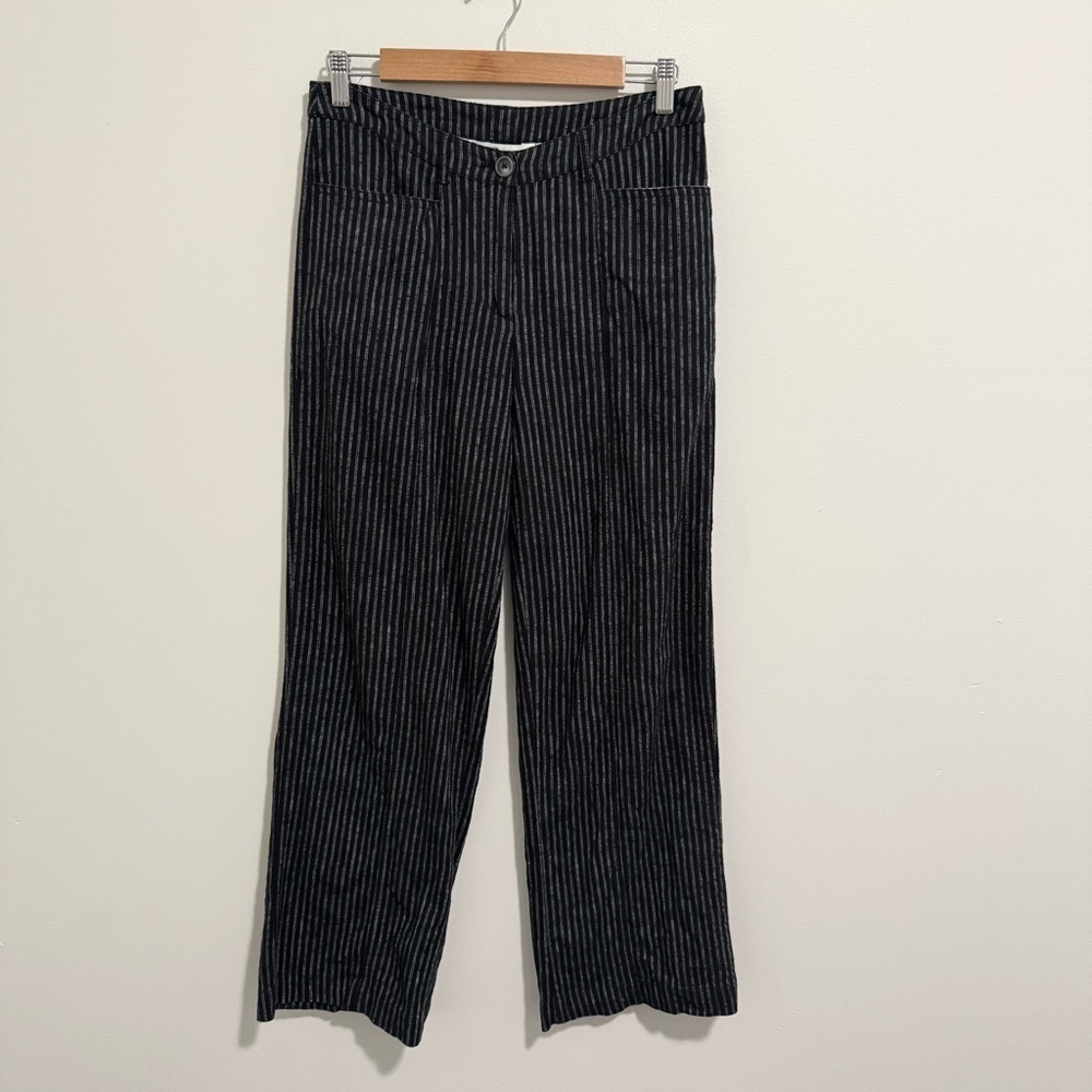 Sundance Straight Leg Linen Blend Pants